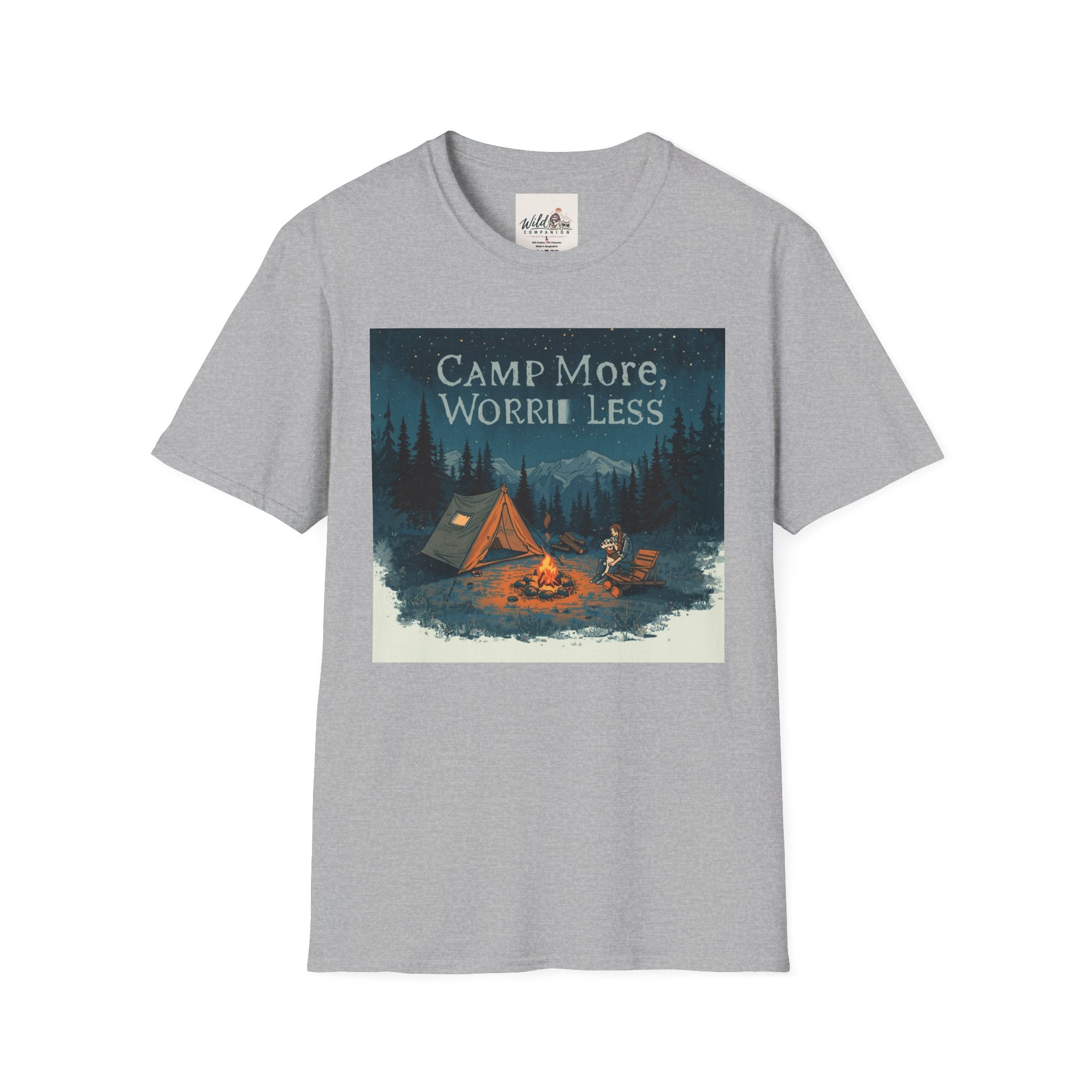 Camping with Dog 2 T-Shirt