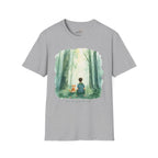 Watercolor Forest Pet 6 Portrait T-Shirt