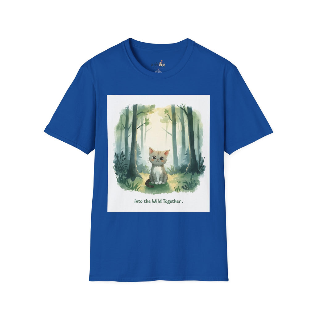 Watercolor Forest Pet 5 Portrait T-Shirt