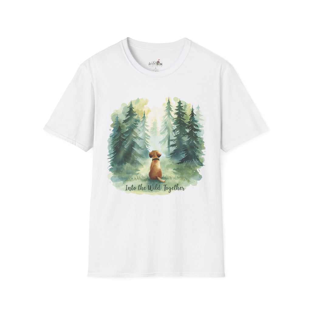 Watercolor Forest Pet 1 Portrait T-Shirt