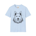 Line Art Dog Mountains 3 T-Shirt