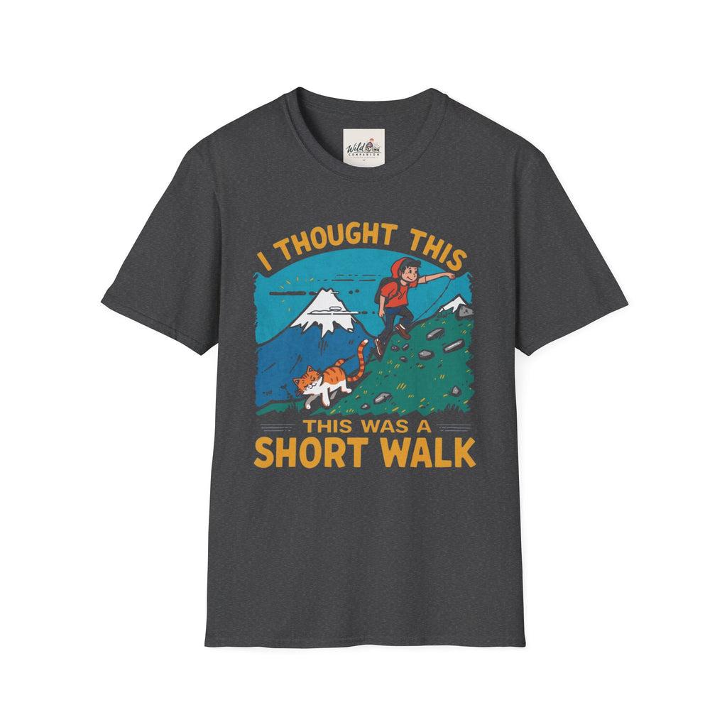 Funny Hiking Cat 1 T-Shirt