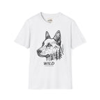 Line Art Dog Mountains 2 T-Shirt