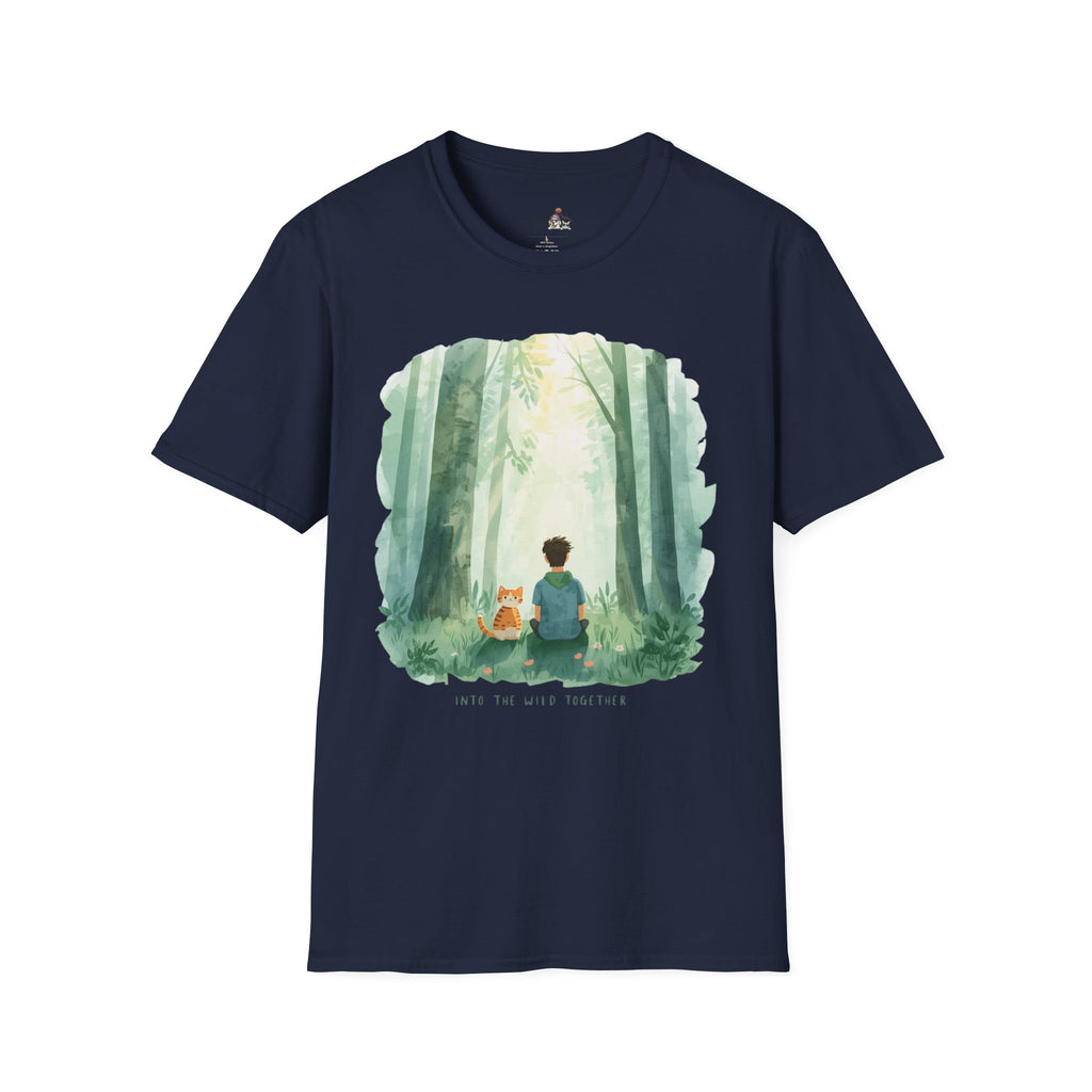 Watercolor Forest Pet 6 Portrait T-Shirt