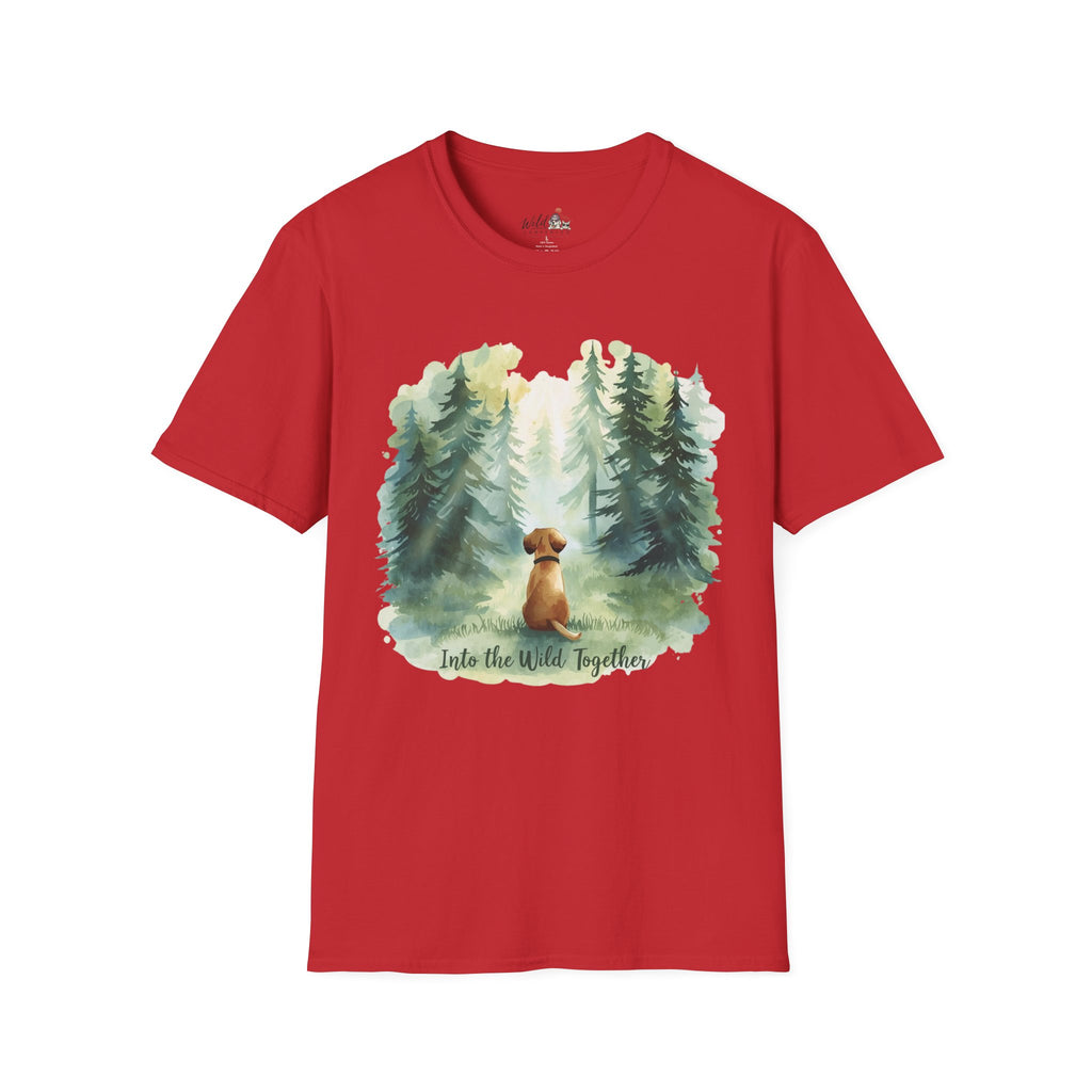 Watercolor Forest Pet 1 Portrait T-Shirt