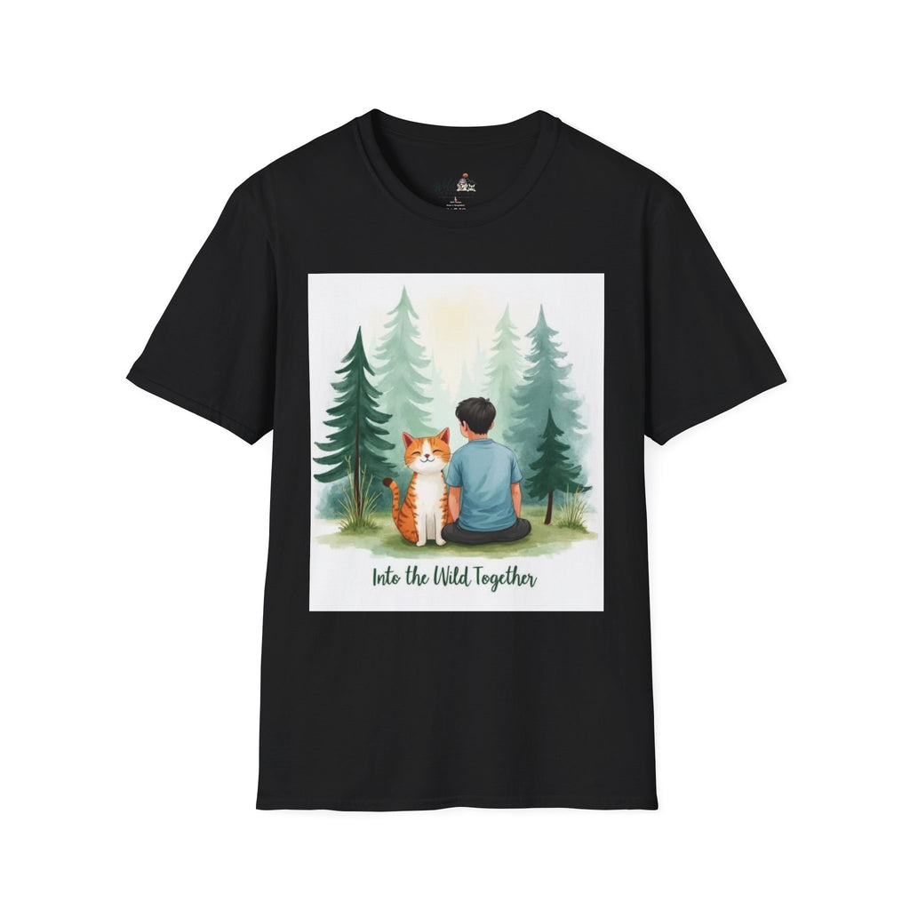 Watercolor Forest Pet 7 Portrait T-Shirt
