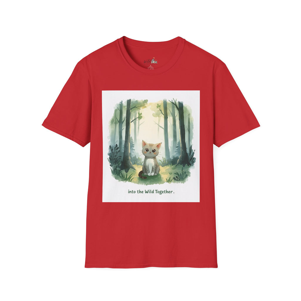 Watercolor Forest Pet 5 Portrait T-Shirt