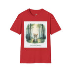 Watercolor Forest Pet 5 Portrait T-Shirt