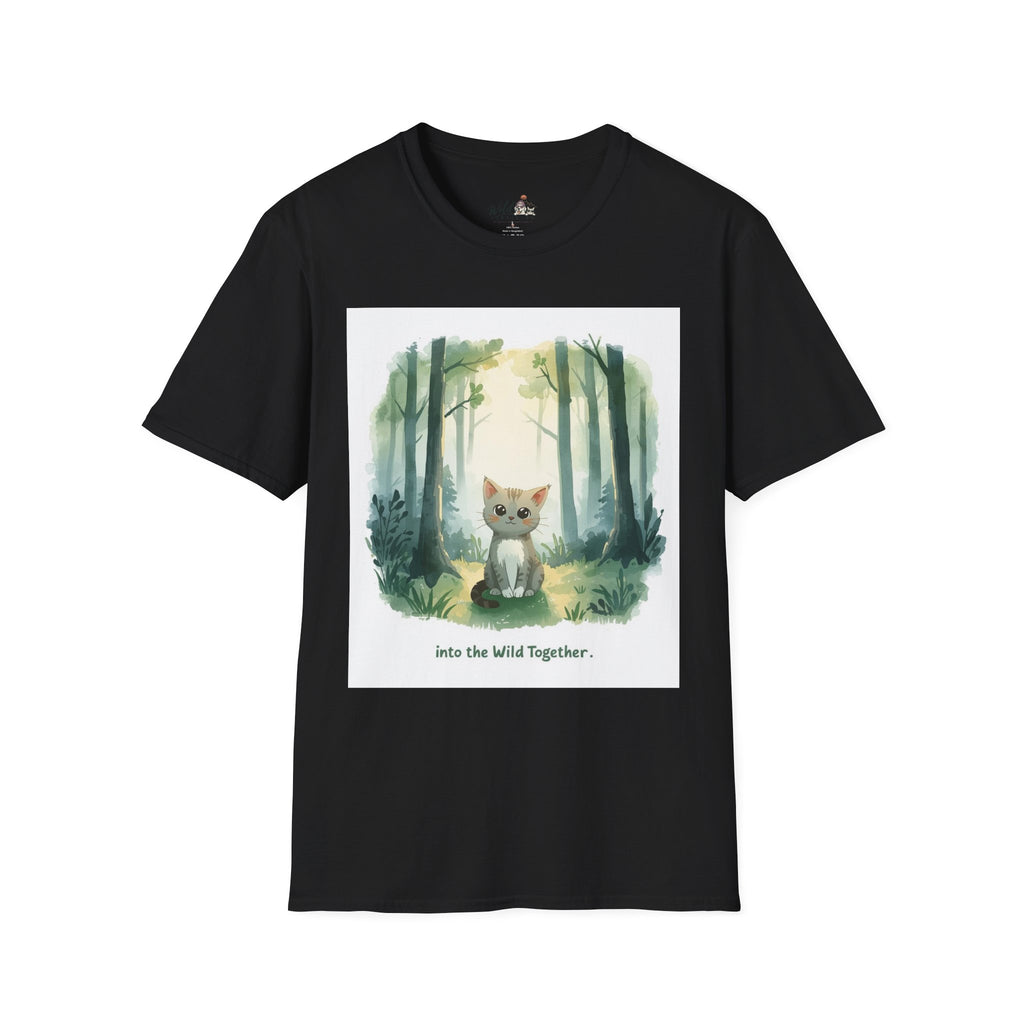 Watercolor Forest Pet 5 Portrait T-Shirt