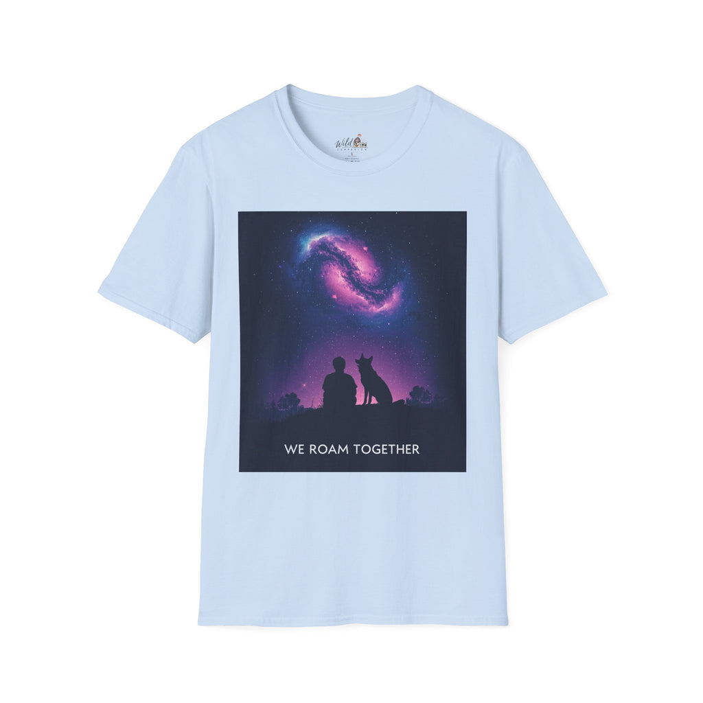 Night Sky with Dog 1 T-Shirt
