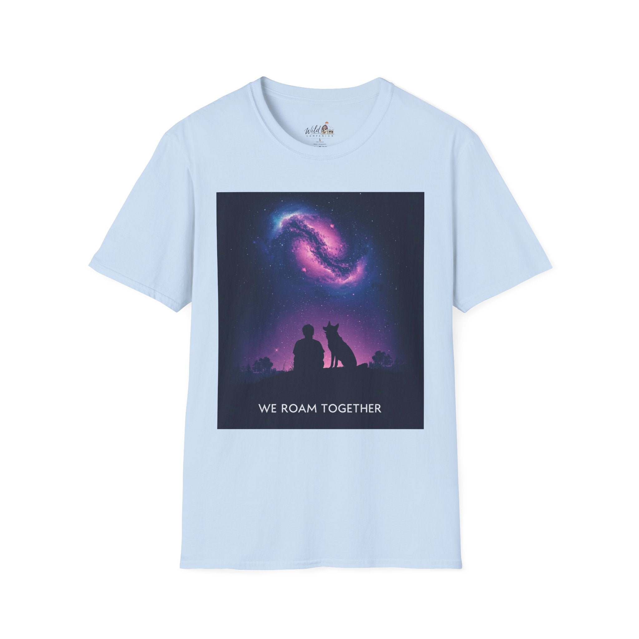 Night Sky with Dog 1 T-Shirt