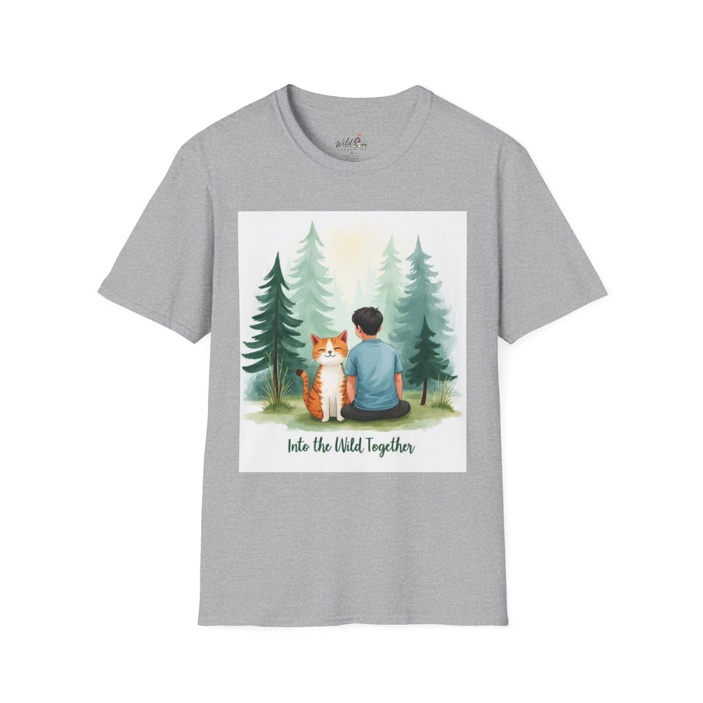 Watercolor Forest Pet 7 Portrait T-Shirt