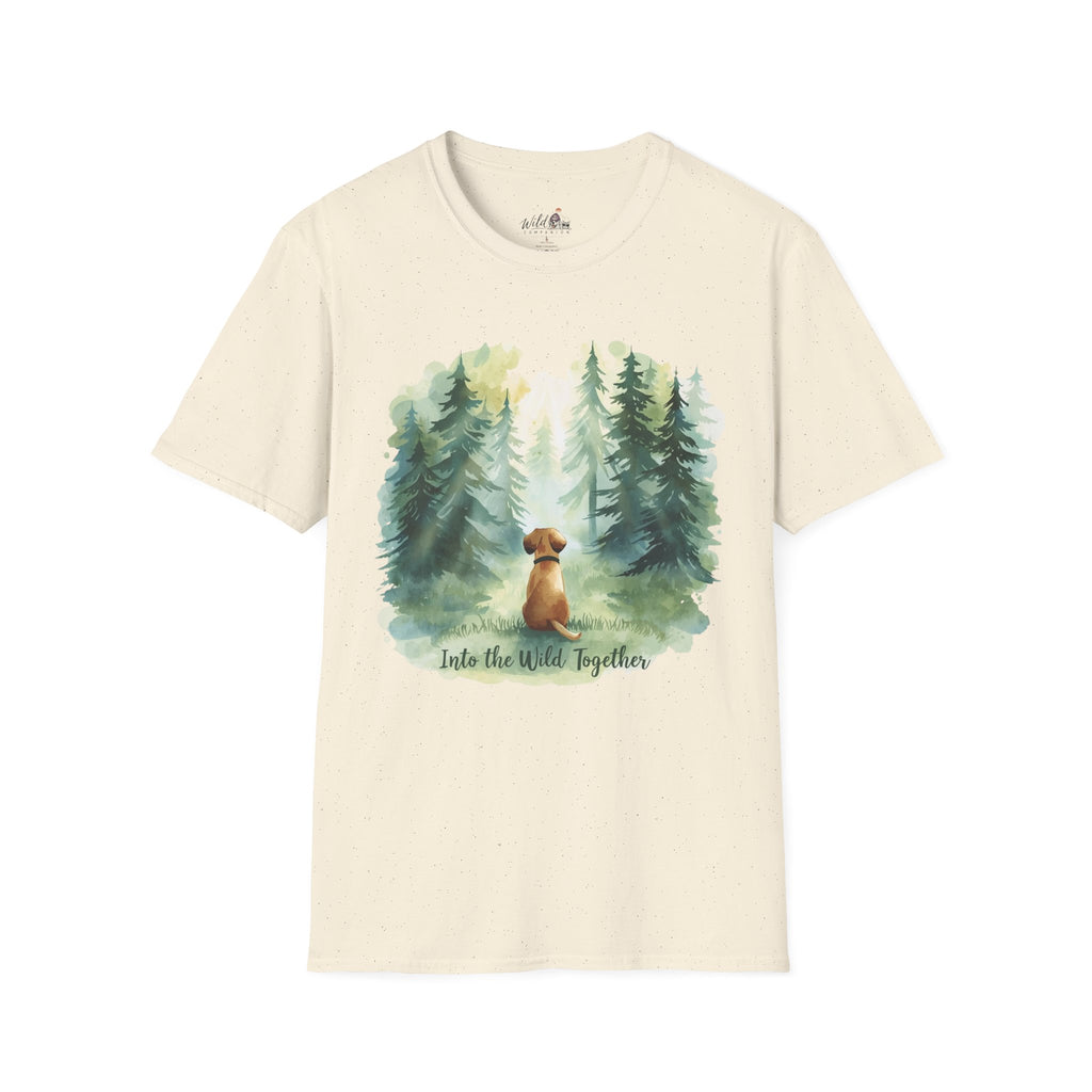 Watercolor Forest Pet 1 Portrait T-Shirt