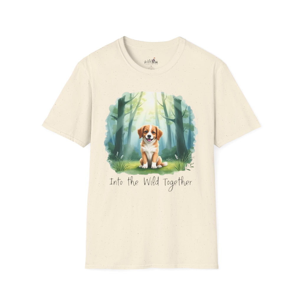 Watercolor Forest Pet 4 Portrait T-Shirt
