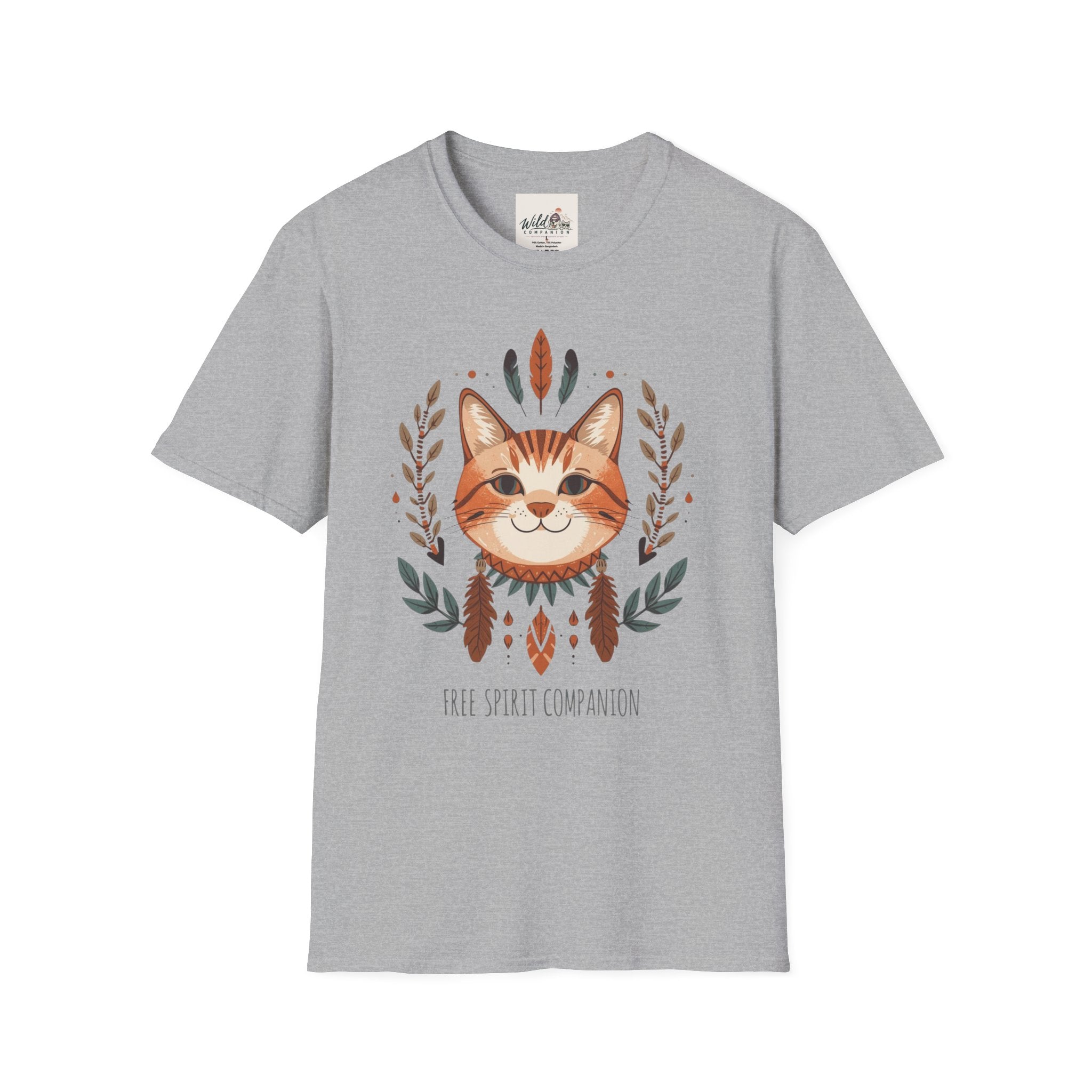 Boho Spirit Animal Cat 2 T-Shirt