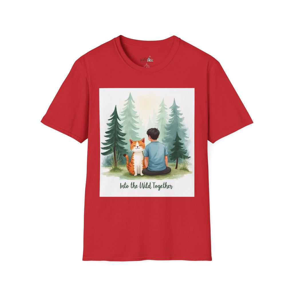 Watercolor Forest Pet 7 Portrait T-Shirt
